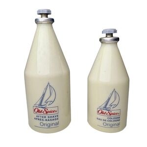 Old Spice vintage After Shave Cologne 4.25oz 2.5oz Cream Original Set 1997 retro